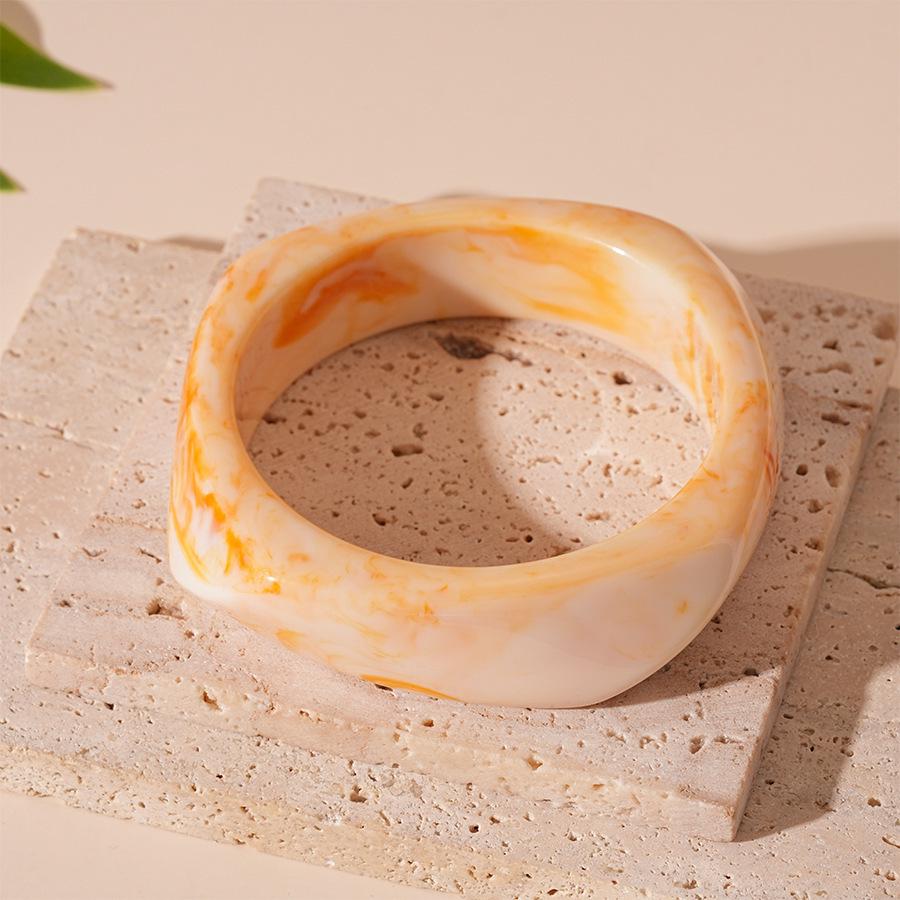 Colorful Geometric Acrylic Bracelet: Trendy, Unique, and Personalized Design