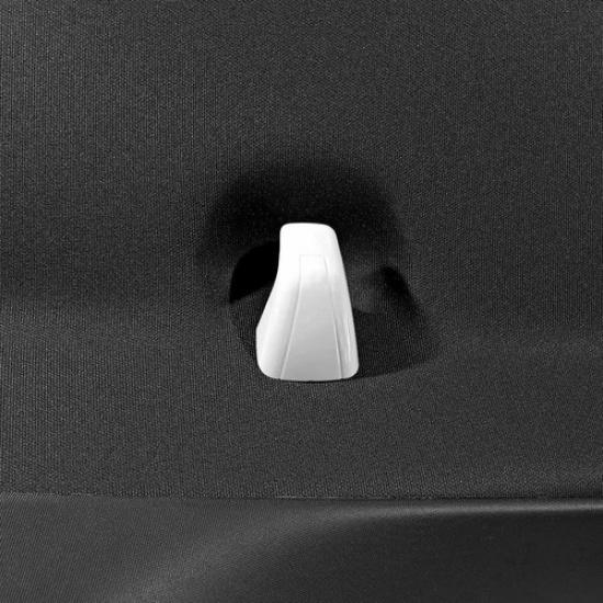 2x Interior Rear Ceiling Roof Hook Cover Trim Decor For Dodge Challenger White