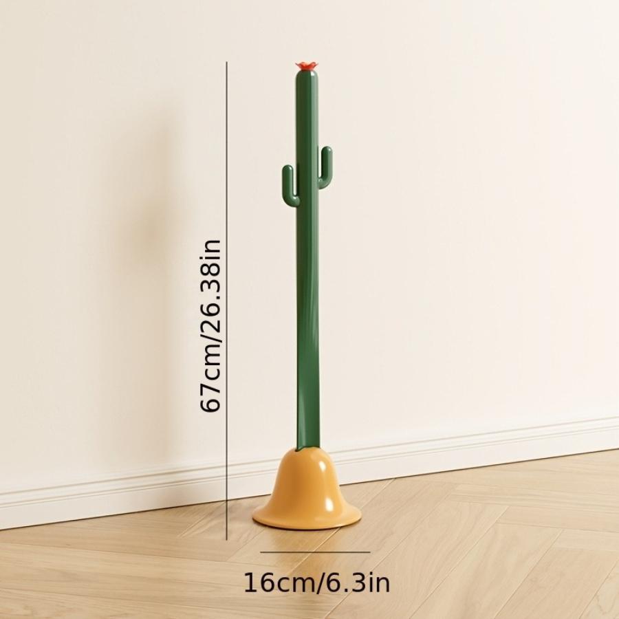 

Cactus Design Long Shoe Horn Extra Long Handle Helps Put on Shoes Without Bending Sturdy Plastic Dressing Aid for Elderly Home