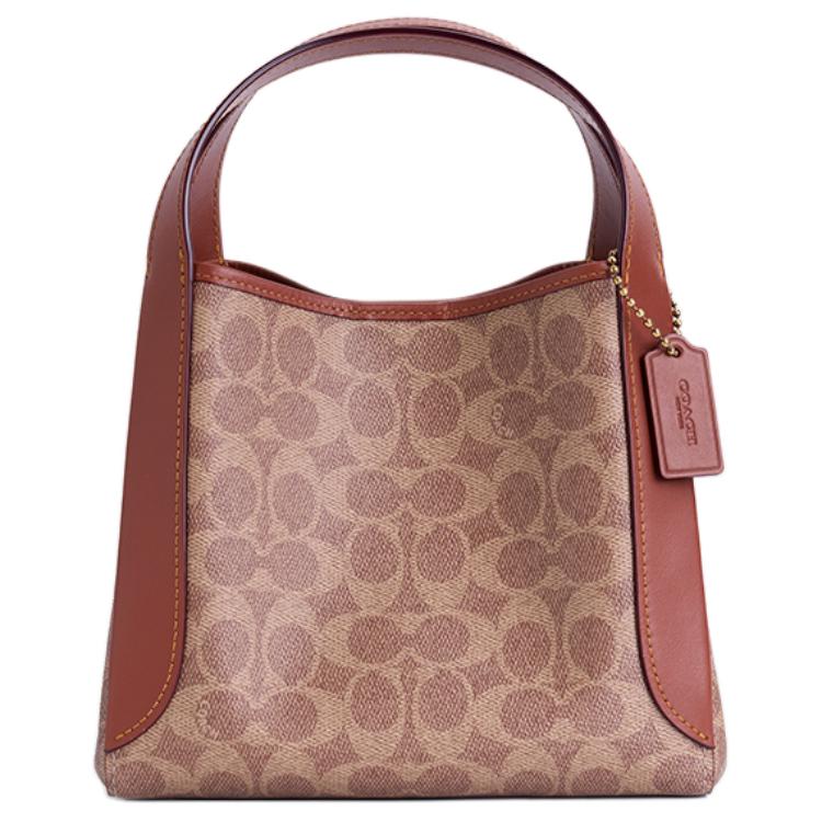 

Coach Hadley 21 Logo Print Basket Bag Women Shoulder Bag Brown Caramel 79251-B4XHG Basic Set (Bag+Dust Bag)