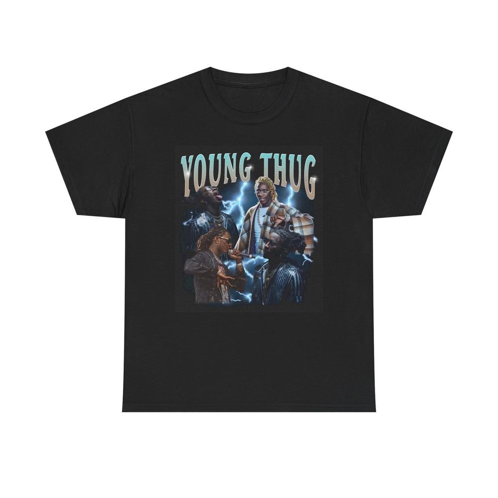 Young Thug Graphic T Shirt Vintage Atlanta Rap Unisex Heavy Cotton Tee Unisex T-Shirt XL