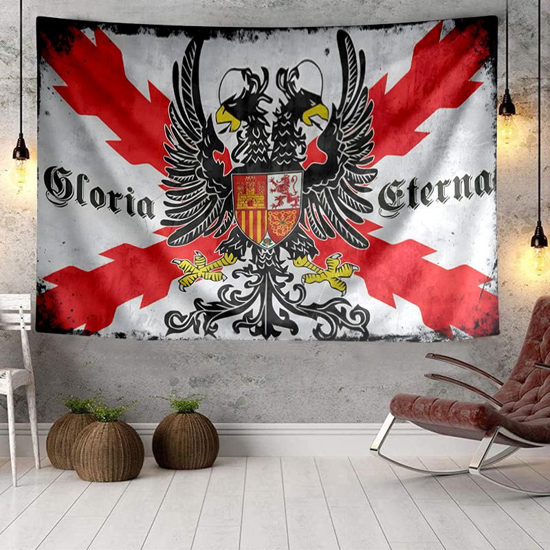 Eintracht FC Crest Tapestry, Unique Design Tapestry, Wall Decor for Bedroom,Livingroom, Playroom,Heartwarming Fan Holiday Gifts
