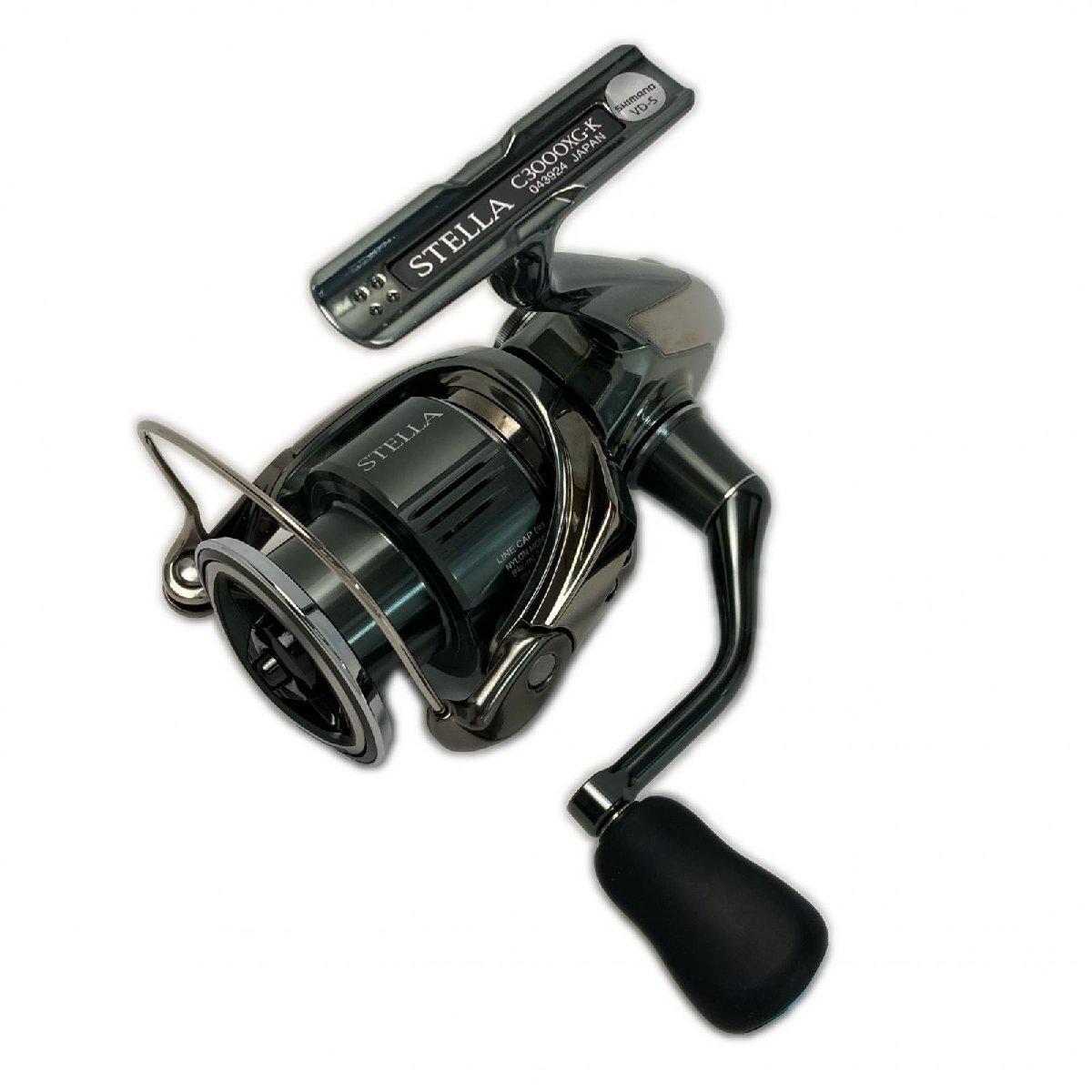 [USED]Shimano 22 Stella C3000XG Custom Handle Spinning Reel, scratched and slightly dirty