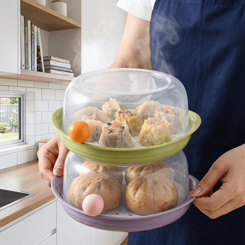 Food Grade Microwave Heating Steamer Quick Cookware Rice Steamer Microwave Steamer Kitchen Use