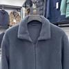 Sea Cut Double-Sided Warm Fleece: Lambswool Stand Collar Jacket for Autumn/Winter - Men's Clearance 4Y501A