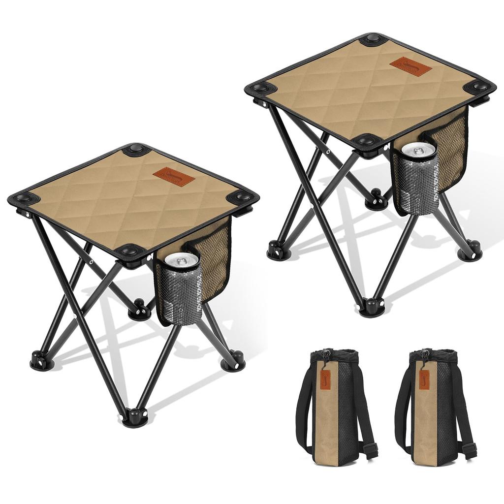 DesertFox Camping Outdoor Folding Ultra Compact Pocket Cup Holder Capacity Deploys and stores in a Storage Bag Convenient for Mountain Portable MZ