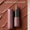 Sexy Nude Matt Lippenstift Multifunktional für Lippen und Wangen Langanhaltend Wasserfest Wischfest Doppelt verwendbares Make-up für Frauen