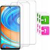 3x TEMPERED GLASS FOR XIAOMI REDMI NOTE 9 PRO GLASS SCREEN 3 Pcs