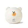 Adorable Bear Tissue Box Holder, Sturdy Plastic Brown & White Design, Space‑Saving Home Decor Gift