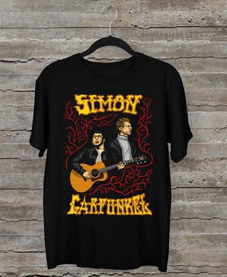 ÚJ Simon és Garfunkel Ajándék Rajongónak Fekete S-től 5XL-ig Póló AG2671 Uniszex Póló