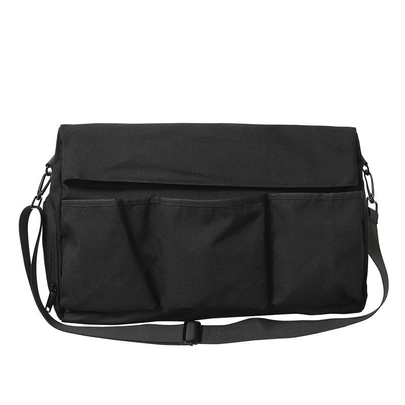 

Japanese simple sports fitness bag gift yoga bag large capacity portable messenger duffel bag