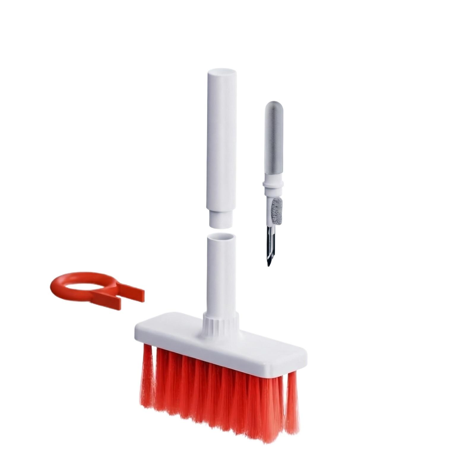 Keyboard Cleaning Brush Set with Soft Bristles and Precision Cleaning Tool for Electronics Dust Removal and Maintenance One Size красный