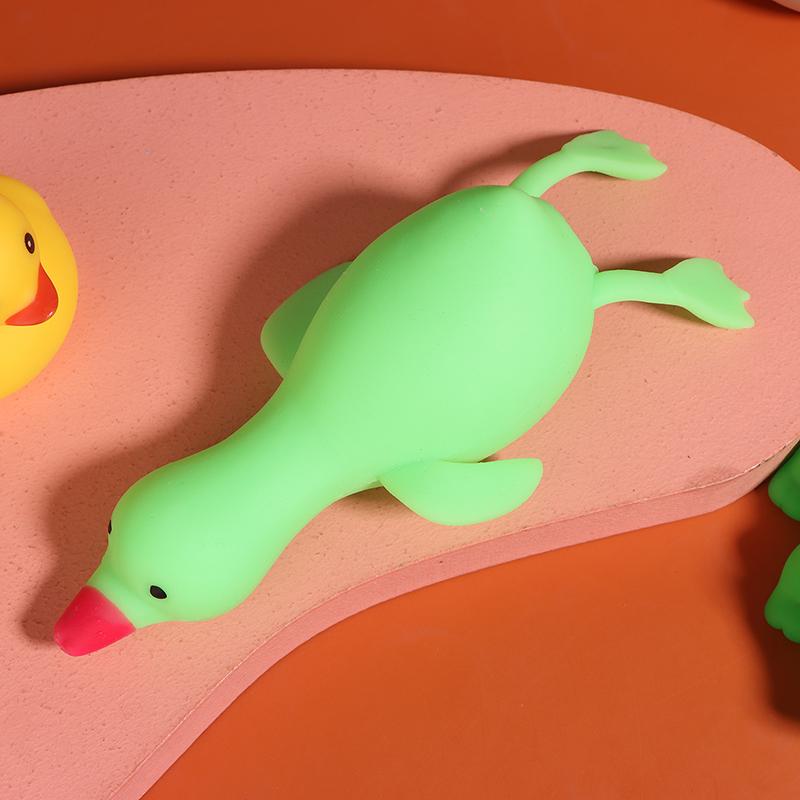 

Kids Squeeze Flour Duck Kneading Squish Stretchy Toys Cartoon Animals Vent Pinch Toy Relieve Stress Squeezing Toys зелёный