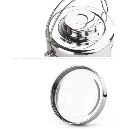 1.2L Stainless Steel Food Lunch Box, 8-Hour Vacuum Insulated, Double-Layered Lunch Box, Soup Jar (1.5L, Rose Red)