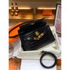 Nuova borsa a tracolla singola in pelle di mucca con motivo coccodrillo, borsa da donna orizzontale, pochette retrò