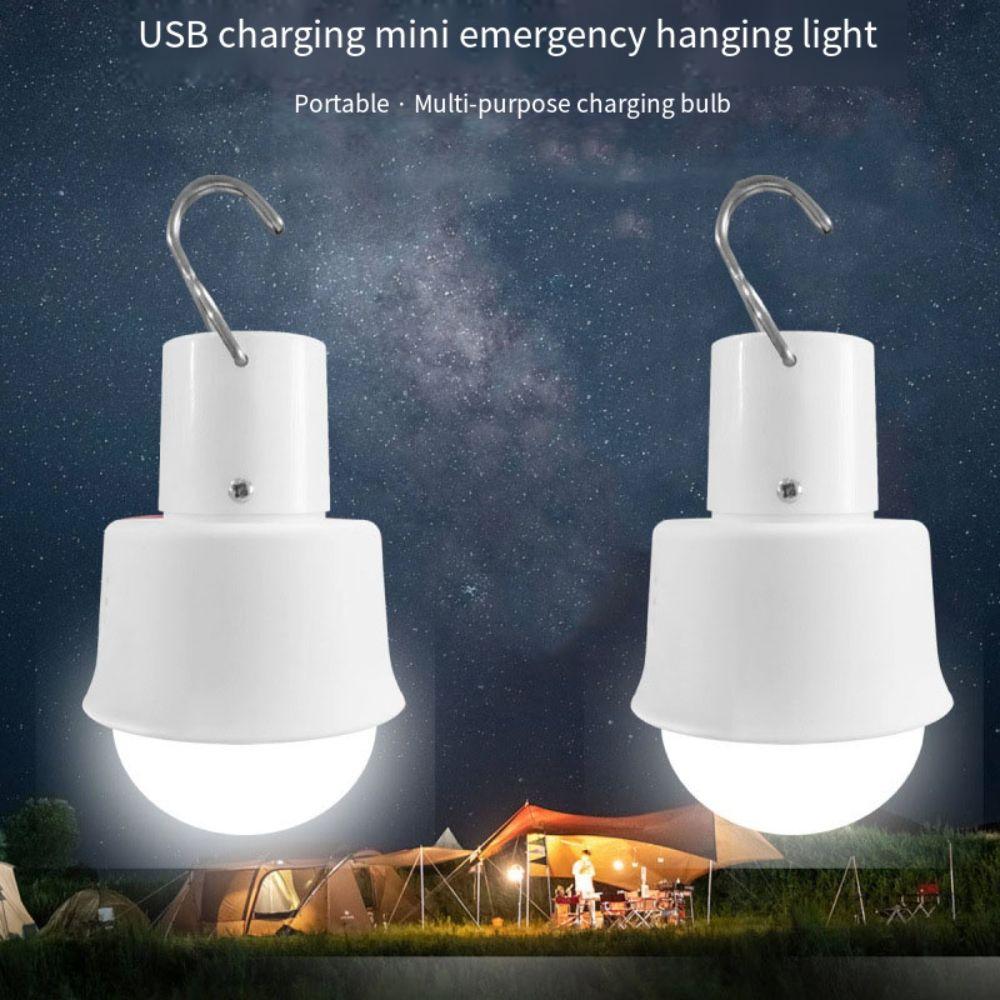 Voice Activated Party Lights USB Charging LED Bulb Light Hiking RGBW Lamps  Outdoor