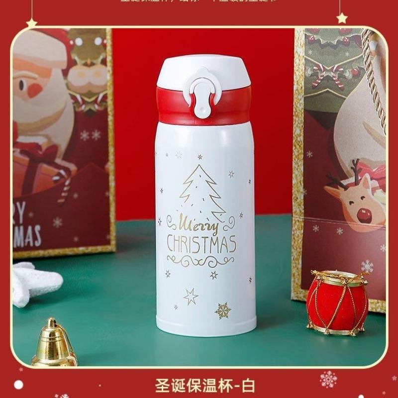 304 Stainless Steel Christmas and New Year Gifts Bouncing Thermos Cup, Male and Female Students Creative Water Cup Internet Celebrity Simple Cup