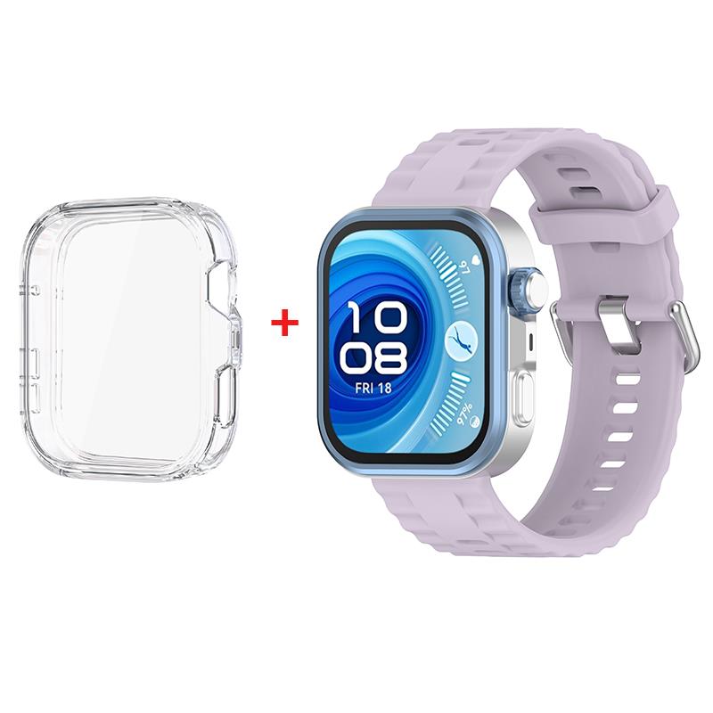 TPU Case+strap for Huawei Watch Fit 4 Pro SmartWatch Silicone Strap soft Cover for Huawei Watch Fit 4 Protective Accessories 7