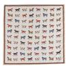 DOYOUKNOWMC ALL SEASON Mini Horse Print Beige Petite Scarf
