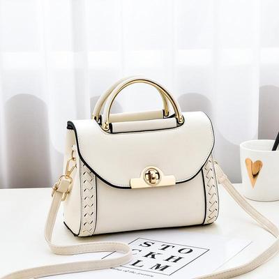 Sac à main tissé tendance pour femmes 2025: Petit Sac Bandoulière Carré à Verrou