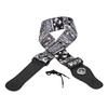 Practical Instrument Strap Polyester Texture Ergonomic for Guitar Bass Enhanced Width Design Detachable Pick Slot