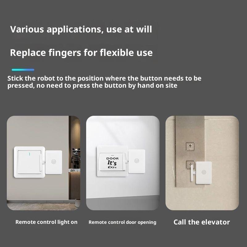 New Wireless Control Light Switch Off Tool Automatic Button Pusher Intelligent Usb Rechargeable Lazy Remote Control Switch