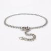 Adjustable Metal Chain Belts Gold Silver Dress Belt New Waistband