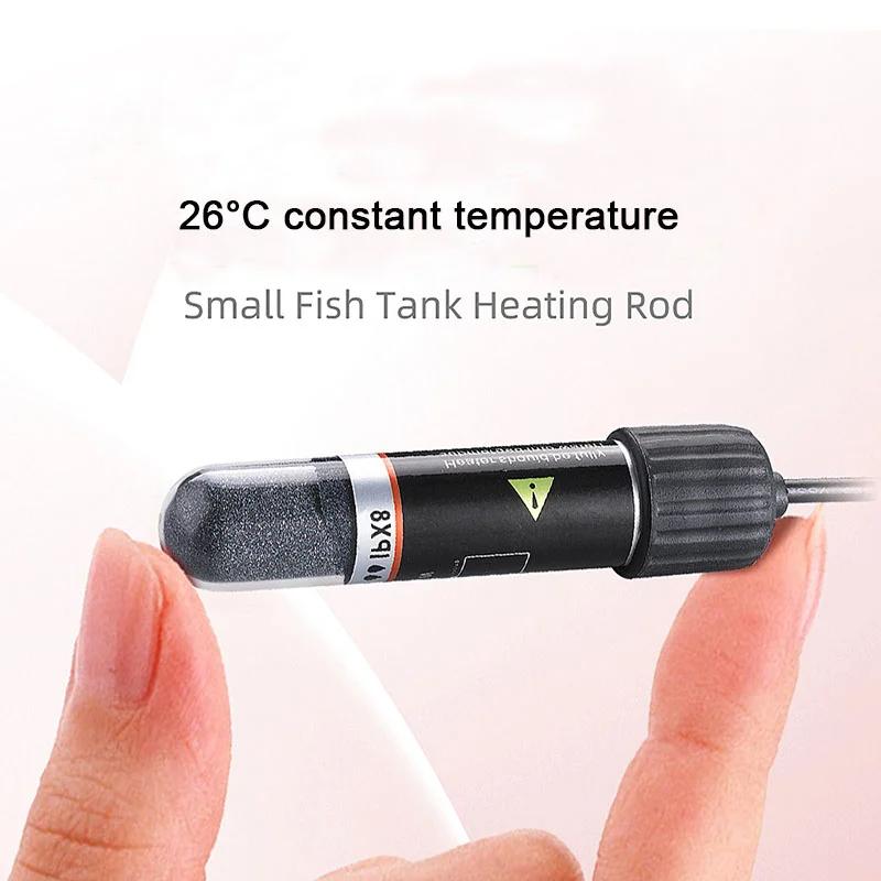 USB Fish Tnak Heating Rod 26°C Constant Temperature Aquarium Heater Submersible Thermostat Heater 10W