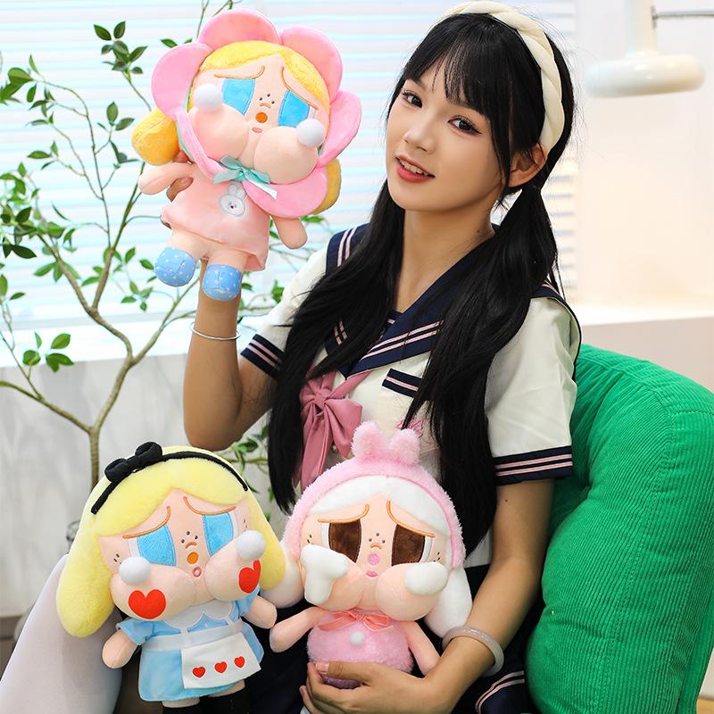 Kreatywny uroczy pluszowy bobas z kokardką Matt płaczący bańkami gra wideo miasto automat do chwytania dla dzieci