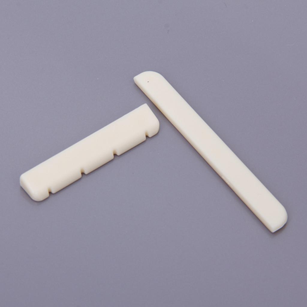 Saddle and Nut Set for Ukulele Acoustic Classical Guitar