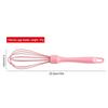 Manual Egg Beater Plastic Silicone Balloon Whisk Cream Coil Style Scratch Resistant Coated Household Cooking Baking Mixing Tools