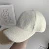Thickened Baseball Cap Solid Color Mink Velvet Cap Casual Warm Cap  Autumn Winter