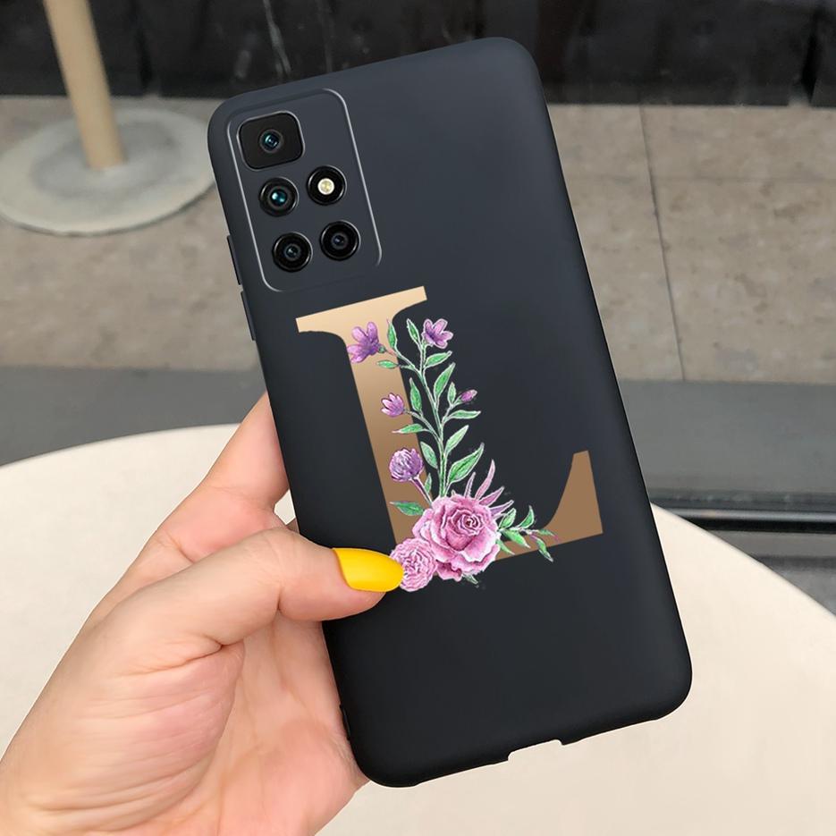 For Xiaomi Redmi 10 Case Simple Fashion Letters Cover 6.5'' Silicon Soft TPU Case For Xiaomi Redmi 10 Redmi10 Coque Funda Bumper