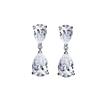 2023 Moissanite Teardrop Earrings: Shiny Zircon, European & American High-End Women's Fashion