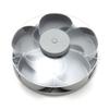 Divided Serving Tray That Spins Perfect for Snacks,vegetable, Fruit ,Dips & Party Supplies Rotating Snack Box Container with Lid