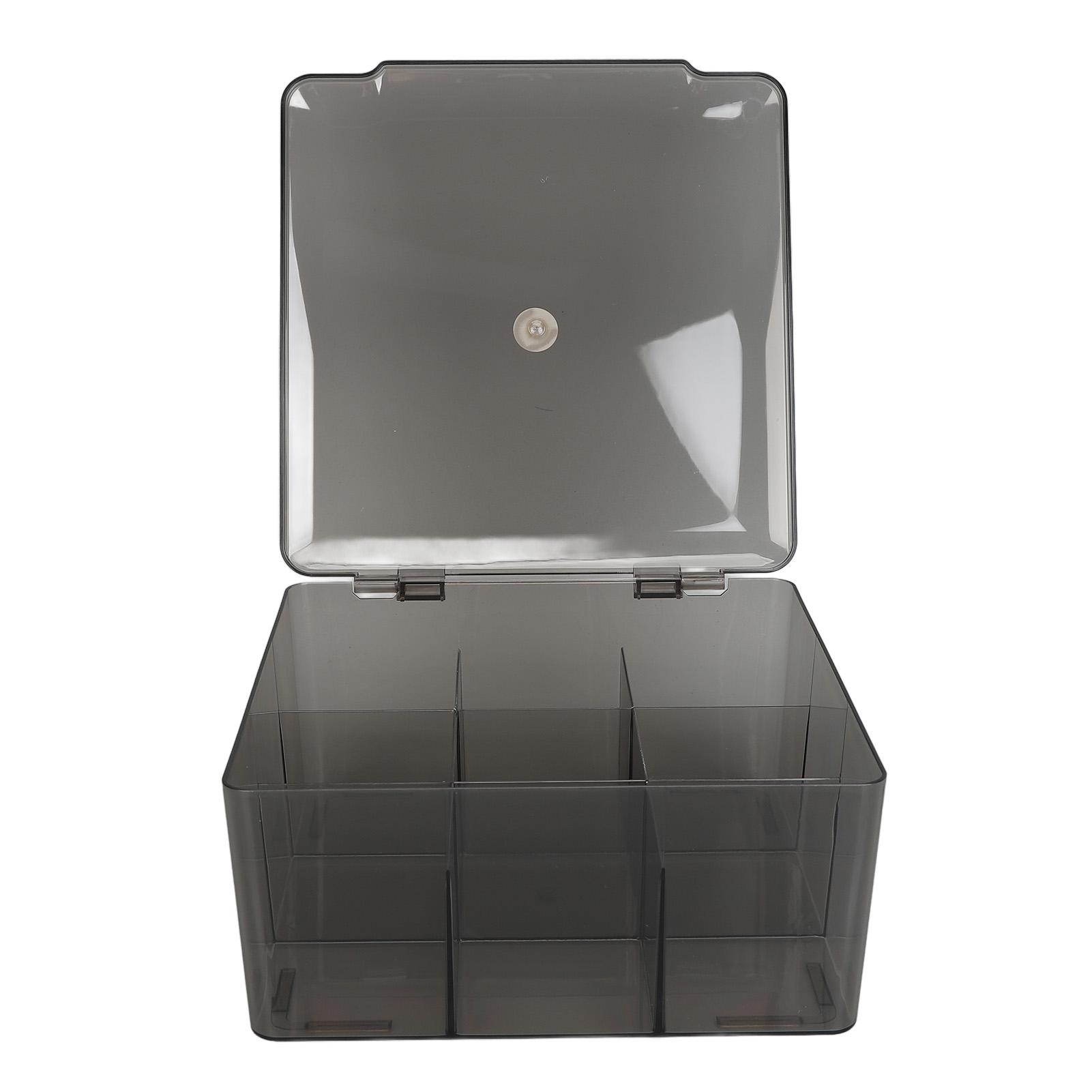

Grids Storage Box Large Capacity Dustproof Easy Access Skincare Samples Case for Contact Lenses