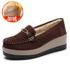 Autumn muffin shoes women's fashion platform versatile mother shoes one pedal non-slip casual women's shoes