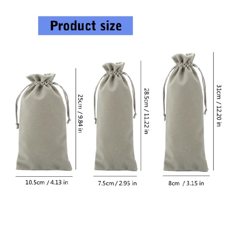Breathable Drawstring Storage Pouch for Jewelry and Watch Travel Storage and Home Organization Dustproof Scratchproof