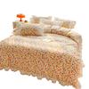 Fresh Style Cotton Bedding Set Floral Duvet Cover Princess Bed Sheets Dorm