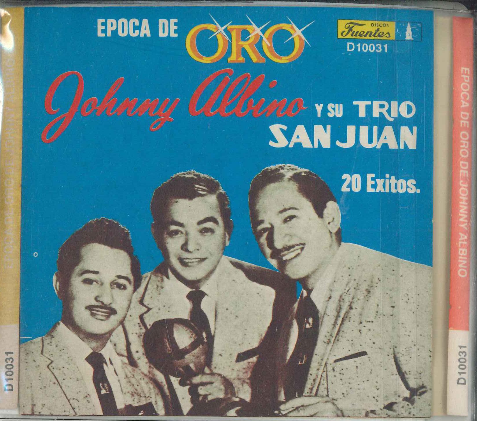 

CD EPOCA DE ORO DE JOHNNY ALBINO Y SU - 20 Exitos D10031 FUENTES Mexico Latin Used