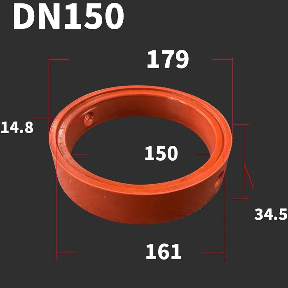Red 29/38/63/76/89mm DN22/25/32/40/50/65/80/100/125/150VQM Food Grade Sanitary Slicone Seal Gasket Butterfly Valve Homebrew