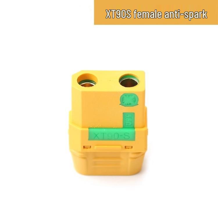 Aimaishi XT90S Anti-Spark Connector Yellow Plug Terminal for Energy Storage