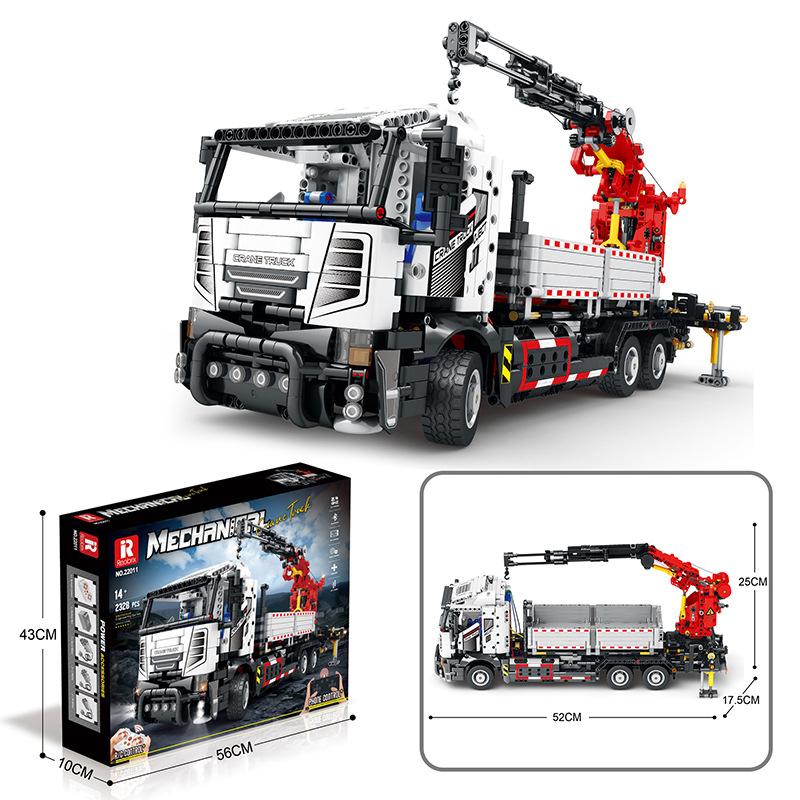 Remote Control Engineering Crane Building Blocks