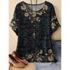 Sommer bedrucktes Damen Oberteil Modetrend Lässiges T-Shirt