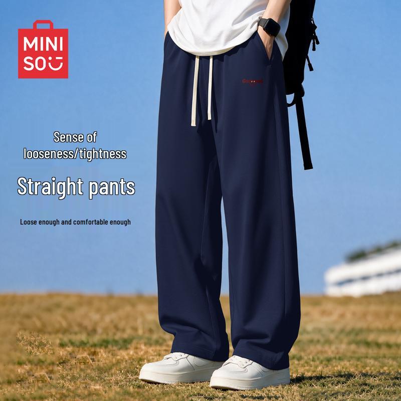 MINISO Men's Straight-Leg Casual Sport Pants