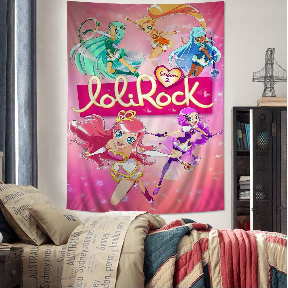 LoliRock Cartoon Anime DIY Wall Tapestry Art Science Fiction Room Home Decor Wall Art Decor