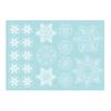 Waterproof Christmas Decoration Cute Eco-friendly White Snowflake Christmas PVC Glass Sticker Christmas Window Decal
