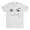 Novelty Funny Girl Robot Face Meme Tshirts For Unisex Unisex O Neck Pure Cotton T Shirts Short Sleeve Tees Plus Size Clothing