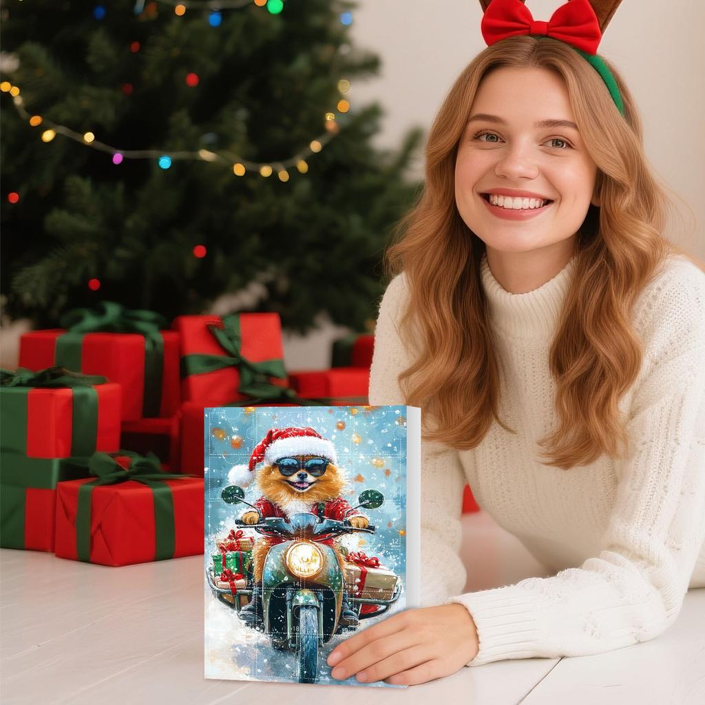 Adventskalender enthält 24 Geschenke, süßer Figuren-Puppen-Adventskalender, Countdown-Kalender mit Überraschungsspielzeug, Sammelfiguren als Geschenk für Kinder