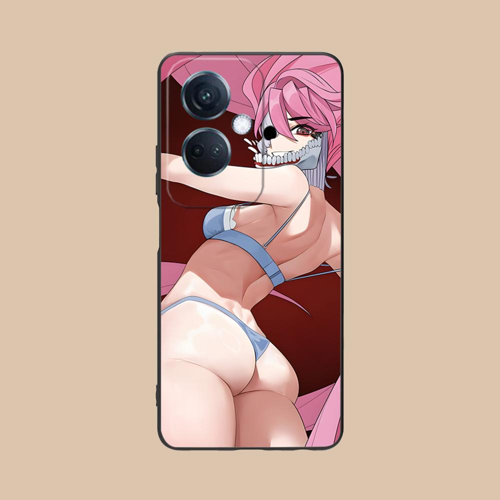 Dandadan Aira Shiratori Phone Case for OPPO Reno 14 13 12 11 10 9 8 7 6 5 F T Pro 5G Colorful Printing Cover Pretty Luxury Cover